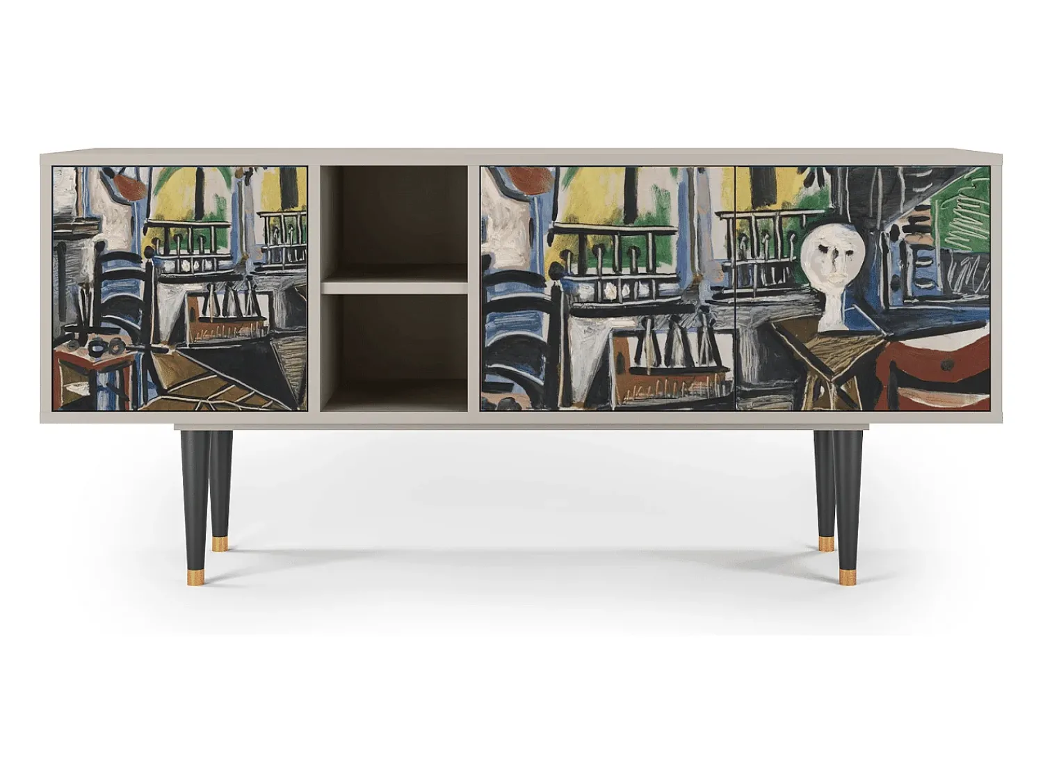 Sale Mueble de TV - 150х69х41 cm - T5 - The Studio , Areia Bege