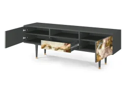 Móvel De Tv* Mueble de TV - 170х59х41 cm - T6 - The Creation of Adam, Antracite Cinza antracite