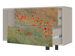 Mueble de TV - 170х69х48 cm - T1 - The Poppy Field , Areia^ Móvel De Tv