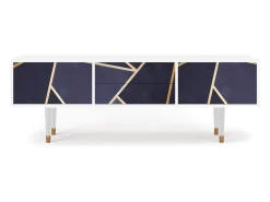 Móvel De Tv* Mueble de TV - 170х59х48 cm - T4 - The Amethyst, Branco Bege