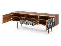 Best Mueble de TV - 170х59х41 cm - T6 - The Studio , Nogueira Castanho