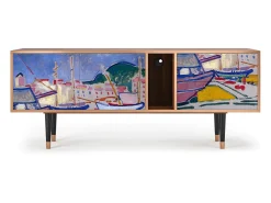 Sale Mueble de TV - 170х69х48 cm - T1 - The Port of Collioure , Nogueira Castanho