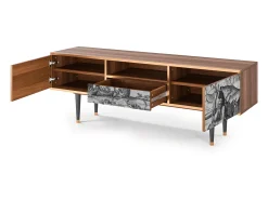 Móvel De Tv* Mueble de TV - 170х59х41 cm - T6 - The Temptation, Nogueira Castanho