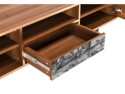 Móvel De Tv* Mueble de TV - 170х59х41 cm - T6 - The Temptation, Nogueira Castanho