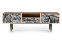 Móvel De Tv* Mueble de TV - 170х59х41 cm - T6 - The Temptation, Nogueira Castanho