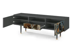 Móvel De Tv* Mueble de TV - 170х59х41 cm - T6 - The Fall, Antracite Cinza antracite