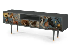 Móvel De Tv* Mueble de TV - 170х59х41 cm - T6 - The Fall, Antracite Cinza antracite