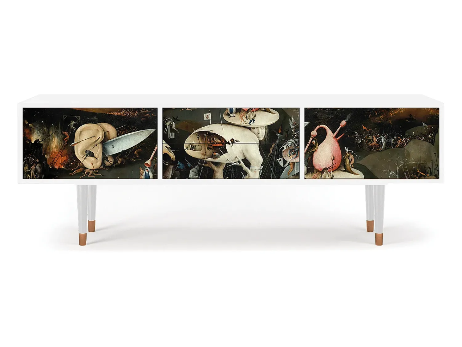 Mueble de TV - 170х59х48 cm - T4 - The Garden 2, Branco^ Móvel De Tv