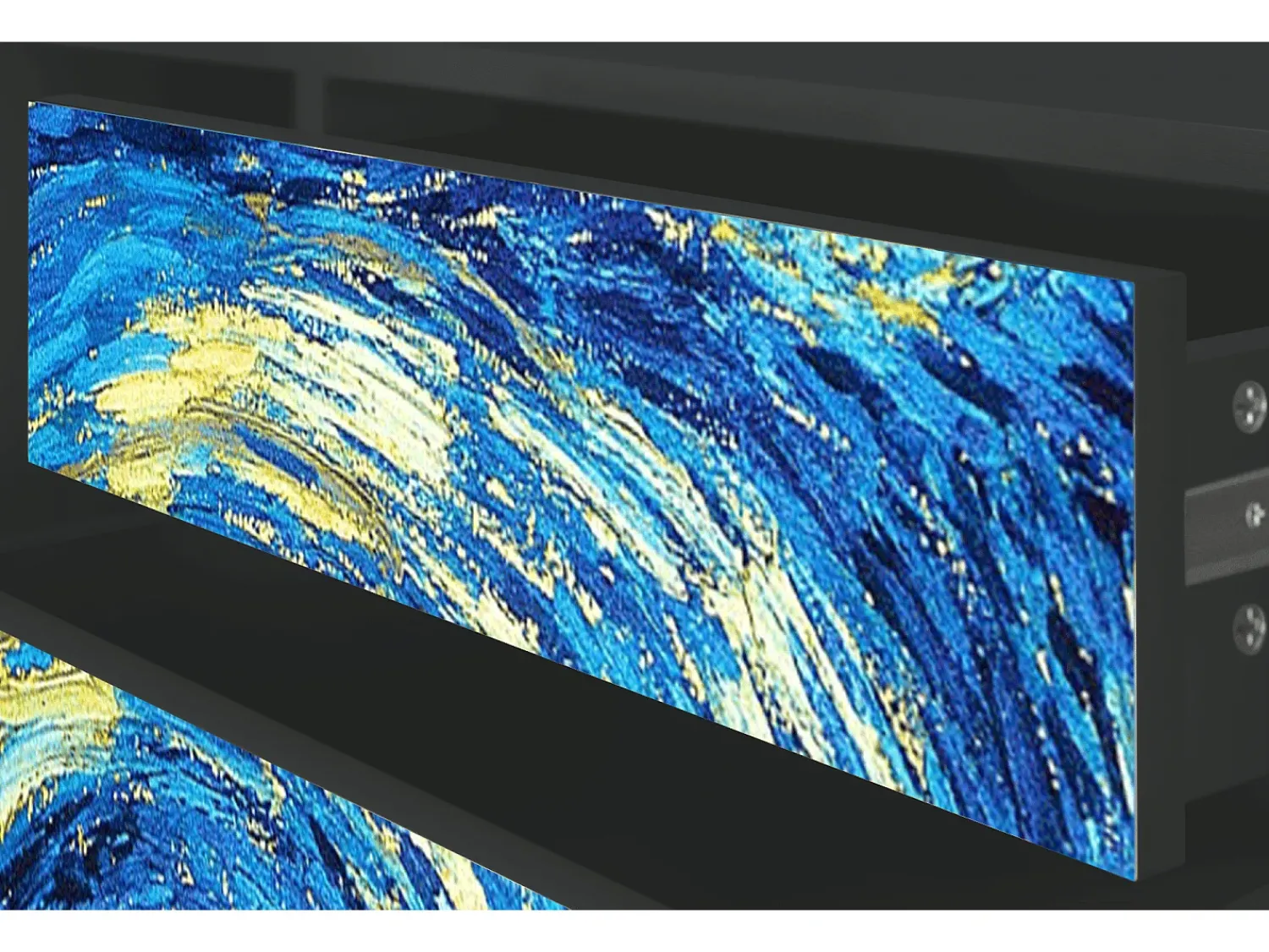 Mueble de TV - 170х59х48 cm - T4 - The Starry Night , Antracite Cinza antracite