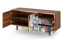 Móvel De Tv| Mueble de TV - 125х56х41 cm - T7 - The Maiden by Klimt, Nogueira Castanho