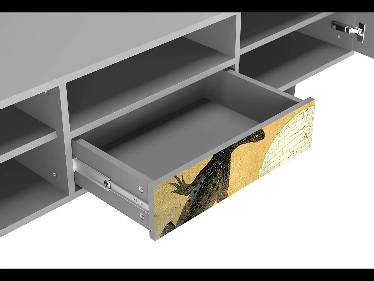 Mueble de TV - 170х59х41 cm - T6 - The Garden by Bosch, Cinza^ Móvel De Tv