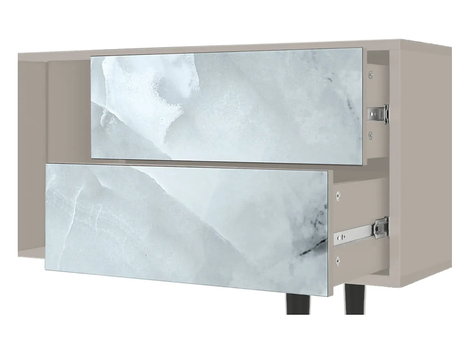 Móvel De Tv* Mueble de TV - 170х69х48 cm - T1 - The Onyx, Areia Bege
