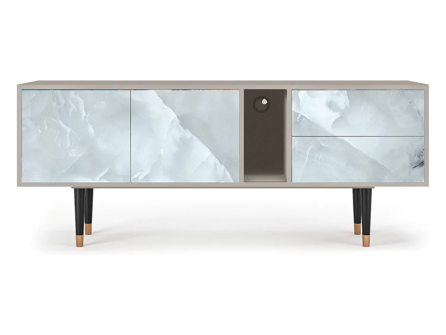 Móvel De Tv* Mueble de TV - 170х69х48 cm - T1 - The Onyx, Areia Bege