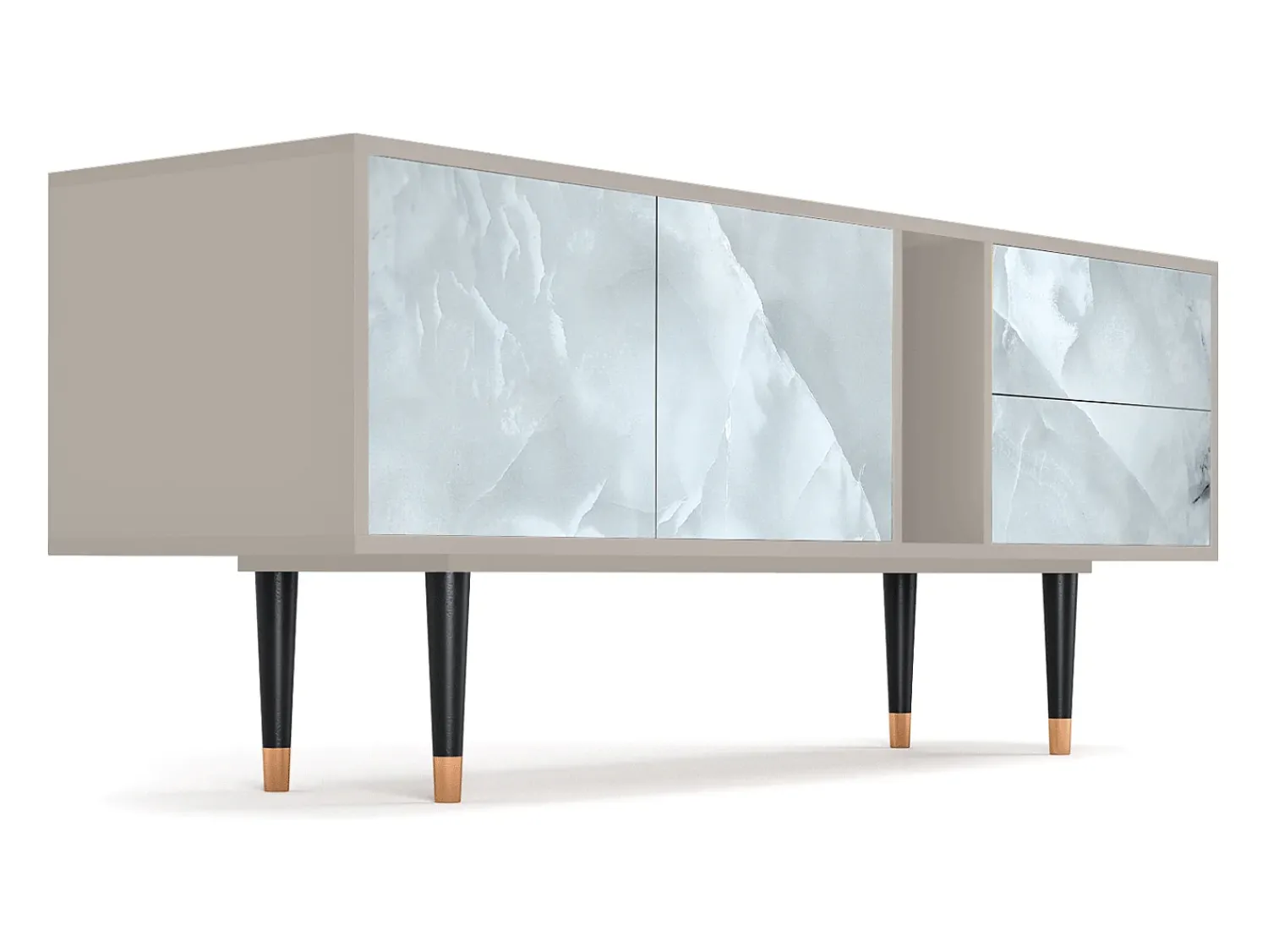 Móvel De Tv* Mueble de TV - 170х69х48 cm - T1 - The Onyx, Areia Bege