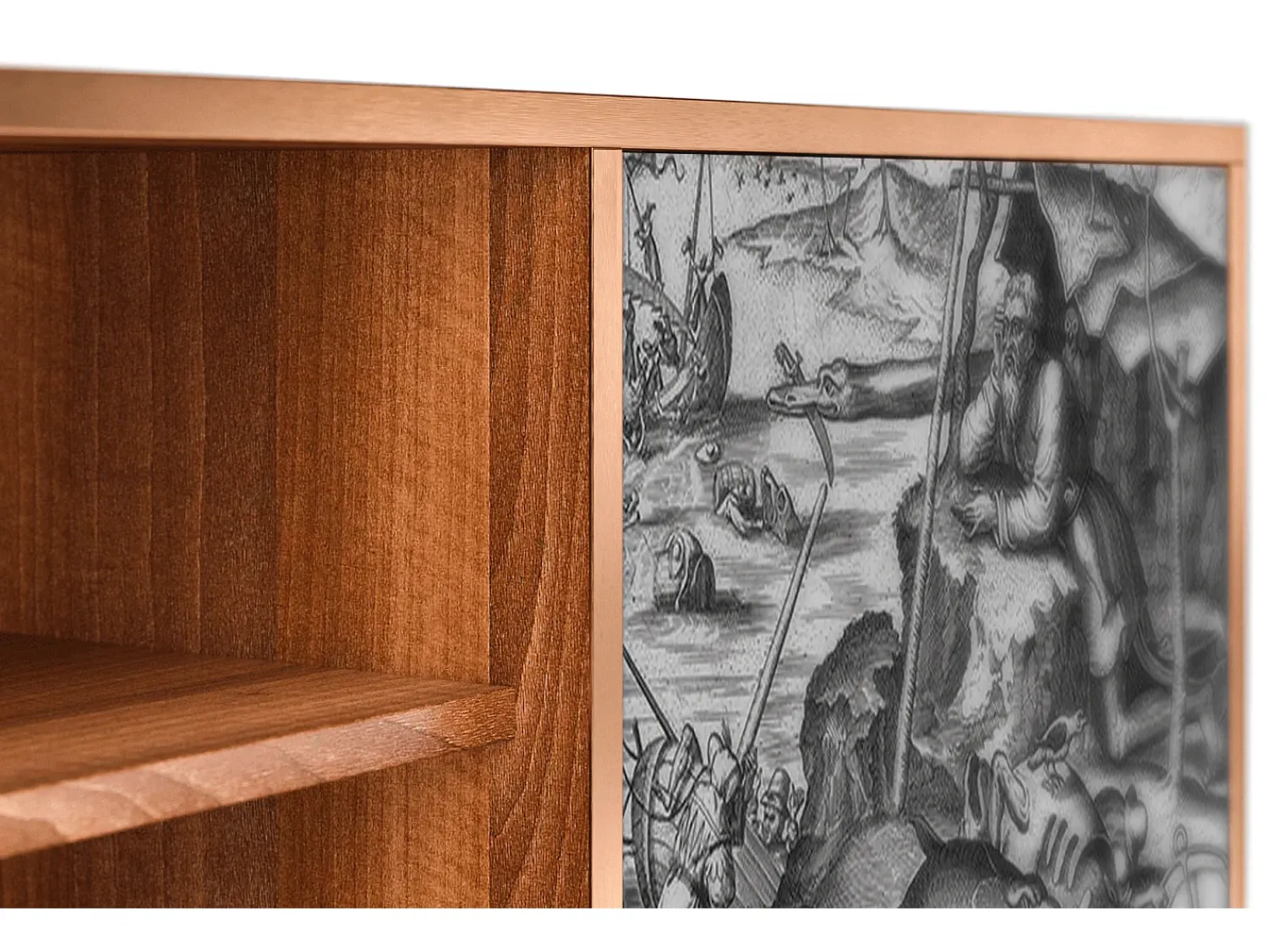 Mueble de TV - 170х69х48 cm - T2 - The Temptation, Nogueira^ Móvel De Tv