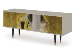 Discount Mueble de TV - 170х69х48 cm - T1 - The Kiss by Klimt , Areia Bege