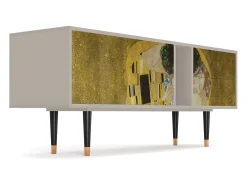 Discount Mueble de TV - 170х69х48 cm - T1 - The Kiss by Klimt , Areia Bege