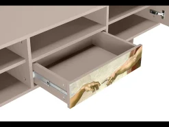 Móvel De Tv| Mueble de TV - 170х59х41 cm - T6 - The Creation of Adam, Latte Bege