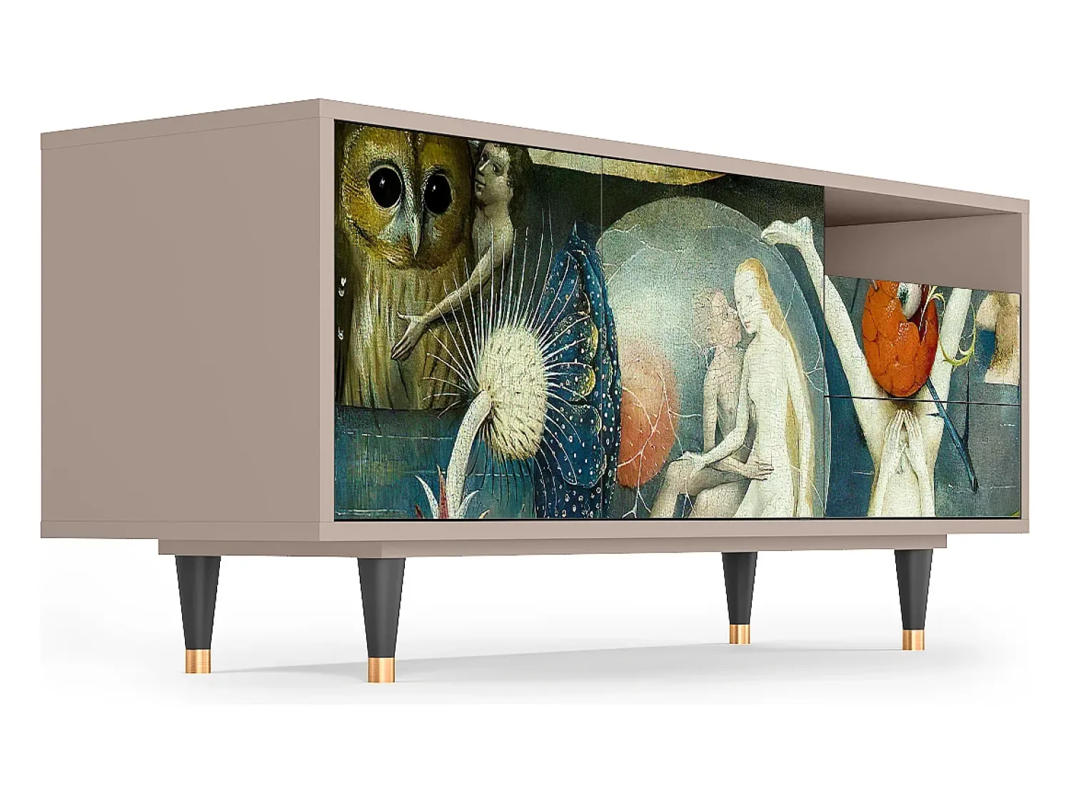 Móvel De Tv| Mueble de TV - 125х56х41 cm - T7 - The Garden Of by Bosch, Latte Bege