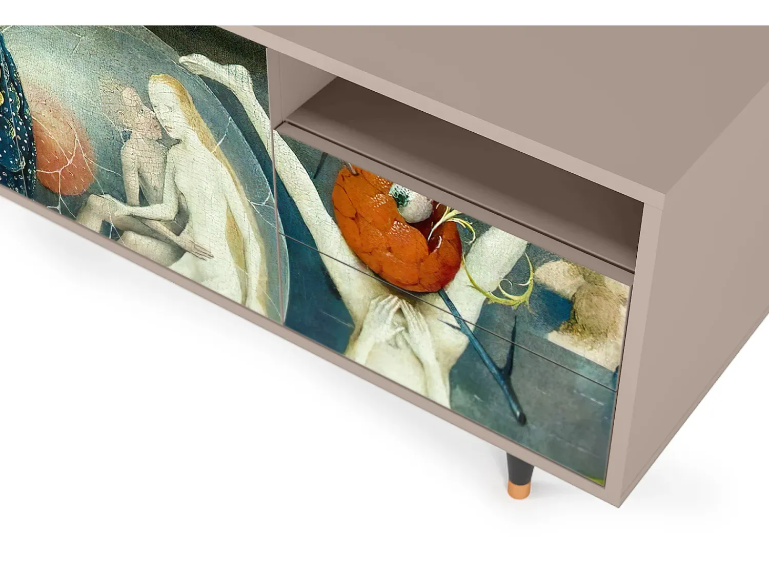 Móvel De Tv| Mueble de TV - 125х56х41 cm - T7 - The Garden Of by Bosch, Latte Bege