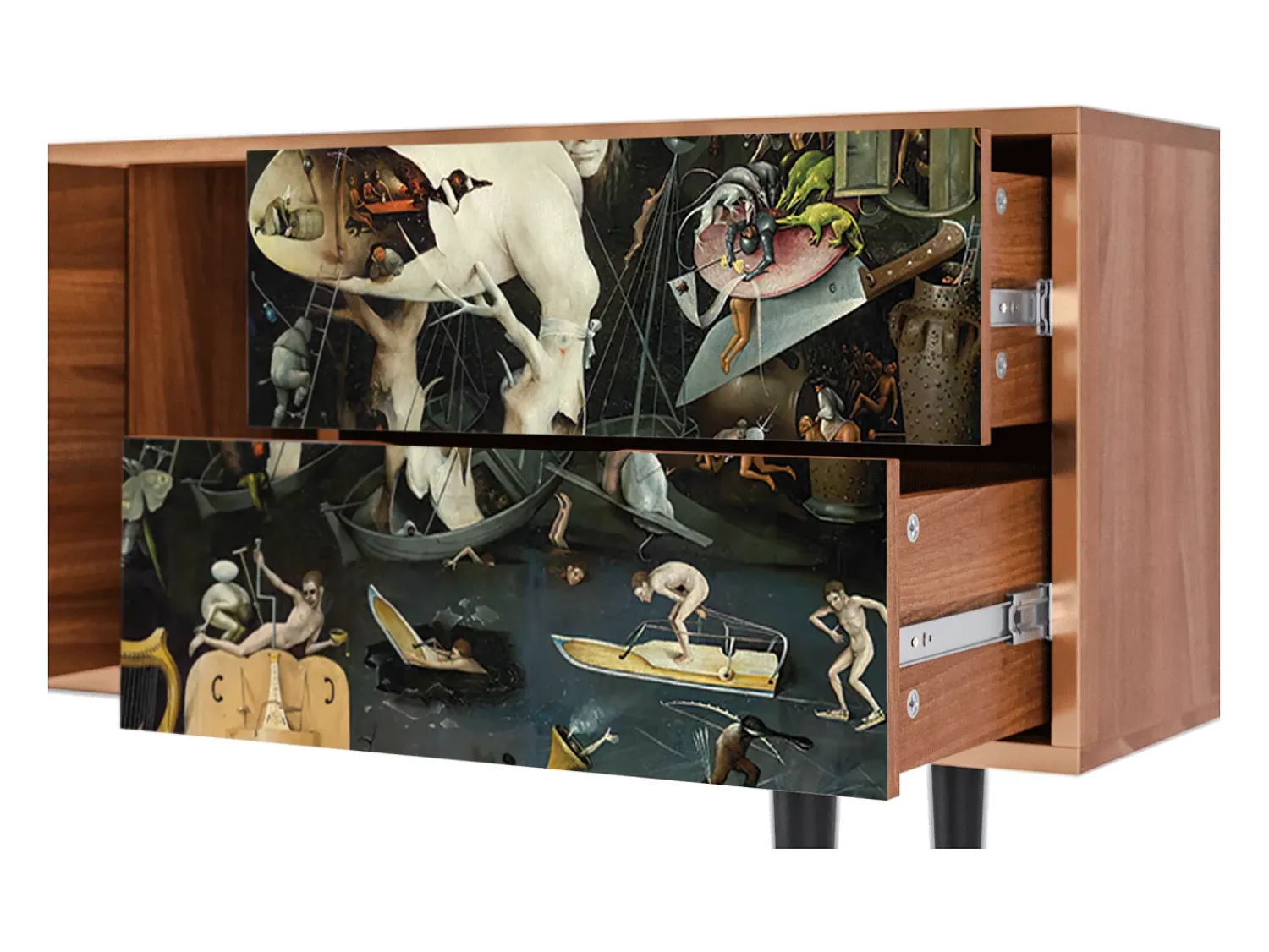 Mueble de TV - 170х69х48 cm - T1 - The Garden 2, Nogueira^ Móvel De Tv