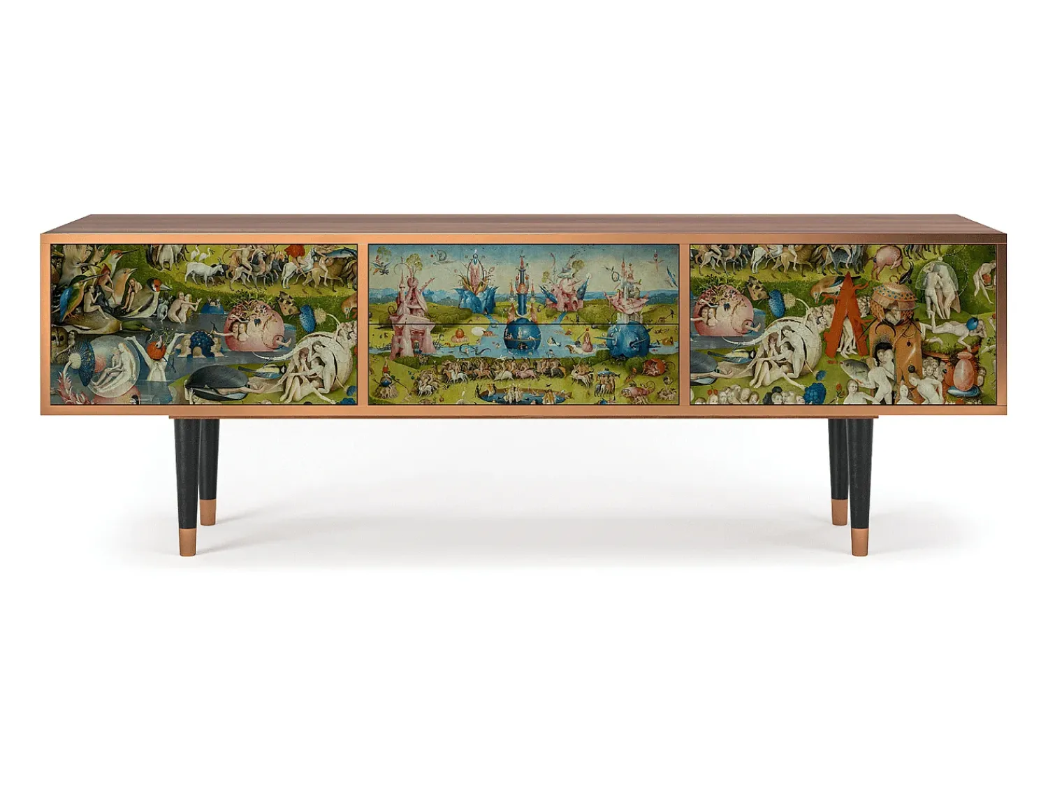 Móvel De Tv* Mueble de TV - 170х59х48 cm - T4 - The Garden 2 by Bosch, Nogueira Castanho