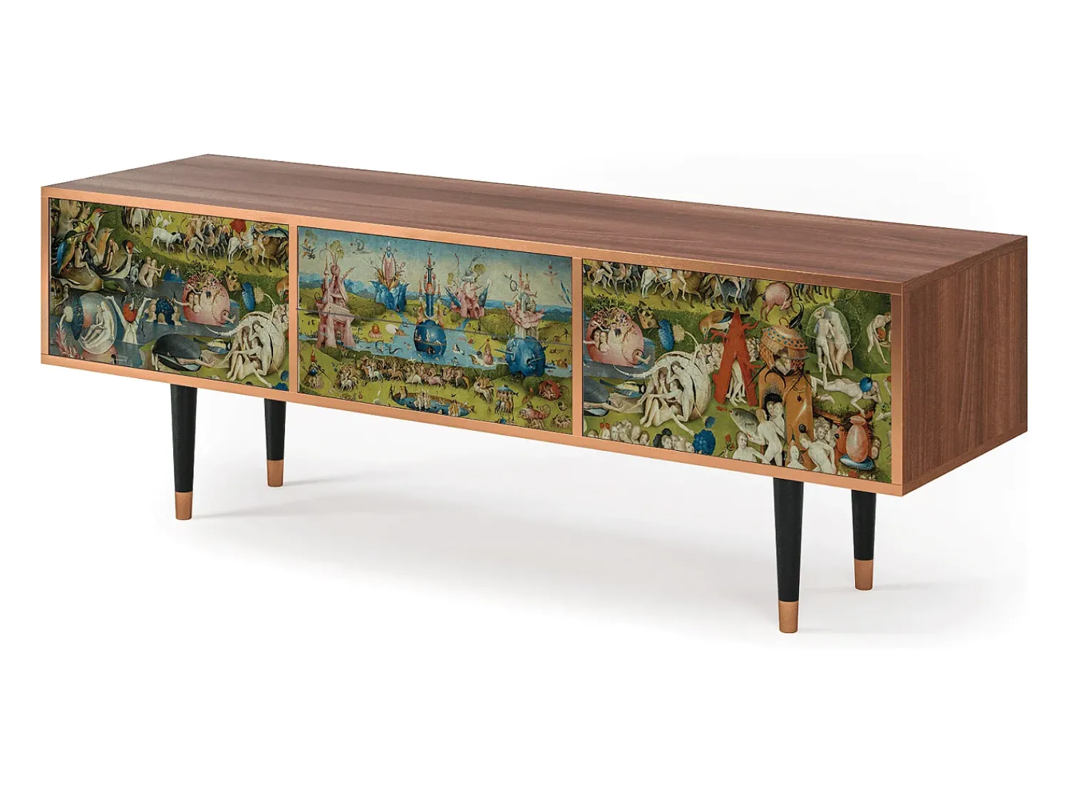 Móvel De Tv* Mueble de TV - 170х59х48 cm - T4 - The Garden 2 by Bosch, Nogueira Castanho