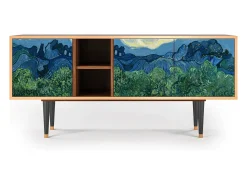 Móvel De Tv* Mueble de TV - 150х69х41 cm - T5 - The Oil Trees, Nogueira Castanho