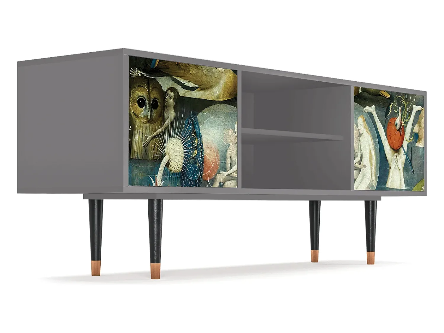 Móvel De Tv| Mueble de TV - 170х69х48 cm - T2 - The Garden Of by Bosch, Cinza Cinzento