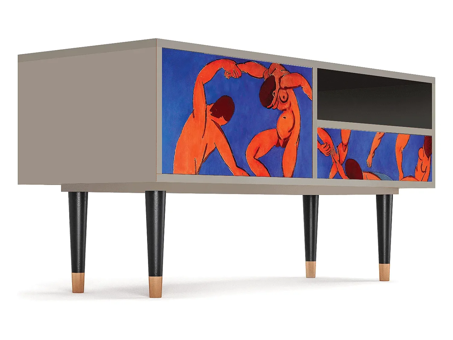 Móvel De Tv| Mueble de TV - 115х59х48 cm - T3 - The Dance by Matisse , Areia Bege