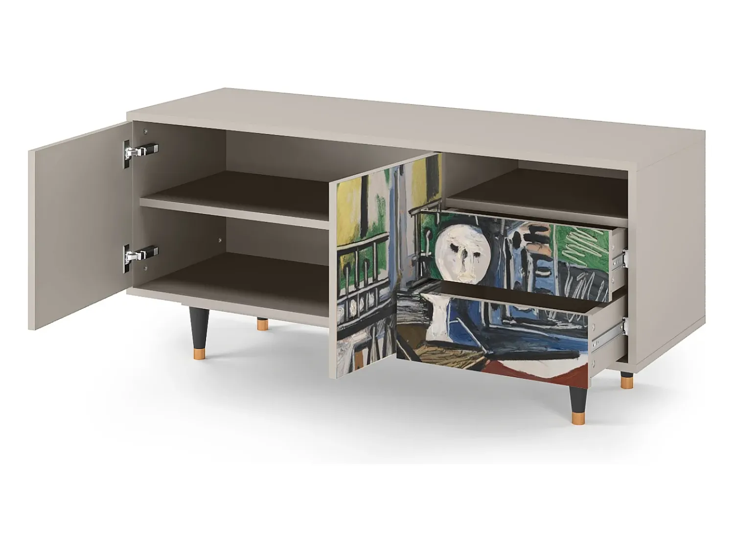 Mueble de TV - 125х56х41 cm - T7 - The Studio , Areia^ Móvel De Tv