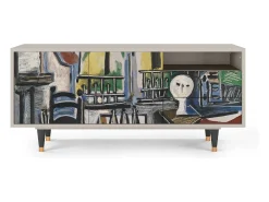 Mueble de TV - 125х56х41 cm - T7 - The Studio , Areia^ Móvel De Tv