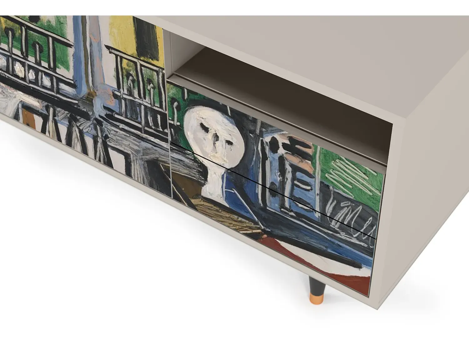 Mueble de TV - 125х56х41 cm - T7 - The Studio , Areia^ Móvel De Tv