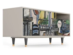 Mueble de TV - 125х56х41 cm - T7 - The Studio , Areia^ Móvel De Tv