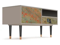 Mueble de TV - 115х59х48 cm - T3 - The Poppy Field , Areia^ Móvel De Tv