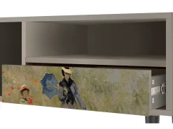 Mueble de TV - 115х59х48 cm - T3 - The Poppy Field , Areia^ Móvel De Tv