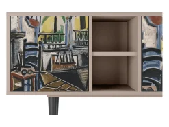 Clearance Mueble de TV - 150х69х41 cm - T5 - The Studio , Latte Bege