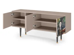 Clearance Mueble de TV - 150х69х41 cm - T5 - The Studio , Latte Bege