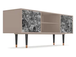 Mueble de TV - 170х69х48 cm - T2 - The Festival of Saint, Latte Bege