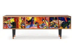 Móvel De Tv| Mueble de TV - 170х59х48 cm - T4 - The Turning Road, Nogueira Castanho