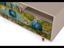 Móvel De Tv| Mueble de TV - 125х56х41 cm - T7 - The Garden 2 by Bosch, Latte Bege