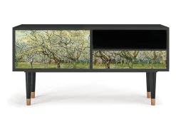 Clearance Mueble de TV - 115х59х48 cm - T3 - The Branco Orchard, Antracite Cinza antracite