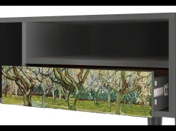 Clearance Mueble de TV - 115х59х48 cm - T3 - The Branco Orchard, Antracite Cinza antracite