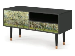 Clearance Mueble de TV - 115х59х48 cm - T3 - The Branco Orchard, Antracite Cinza antracite