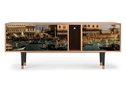 Móvel De Tv* Mueble de TV - 170х69х48 cm - T1 - The Bucintoro, Nogueira Castanho