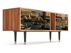 Móvel De Tv* Mueble de TV - 170х69х48 cm - T1 - The Bucintoro, Nogueira Castanho
