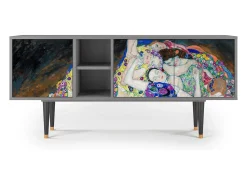 Clearance Mueble de TV - 150х69х41 cm - T5 - The Maiden by Klimt, Cinza Cinzento
