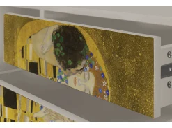 Online Mueble de TV - 170х59х48 cm - T4 - The Kiss by Klimt , Areia Bege