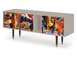 Mueble de TV - 170х69х48 cm - T1 - The Turning Road, Areia^ Móvel De Tv