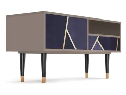 Móvel De Tv* Mueble de TV - 115х59х48 cm - T3 - The Amethyst, Latte Bege